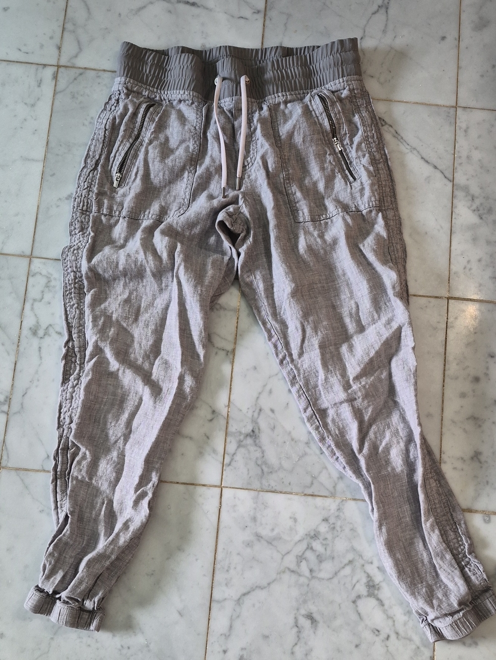 Athleta Cabo Linen Joggers